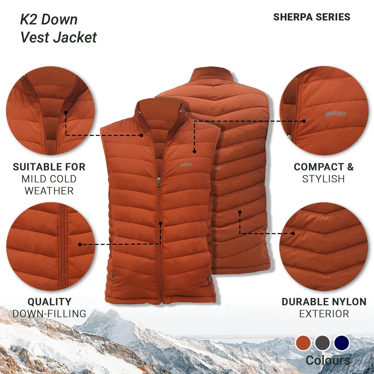 K2 Down Vest Jacket