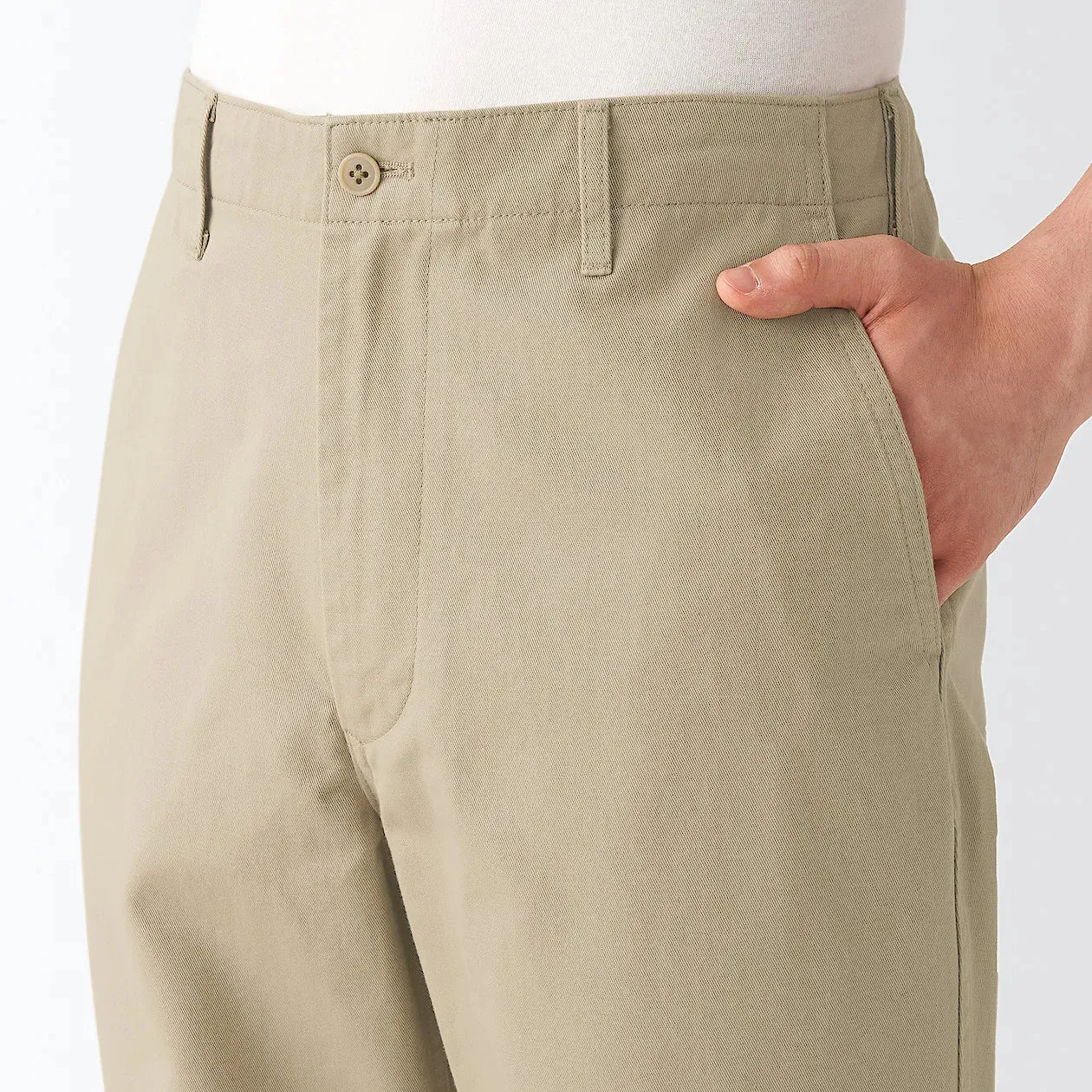 Men's Chino Regular Fit Pants (L 32inch / 82cm)