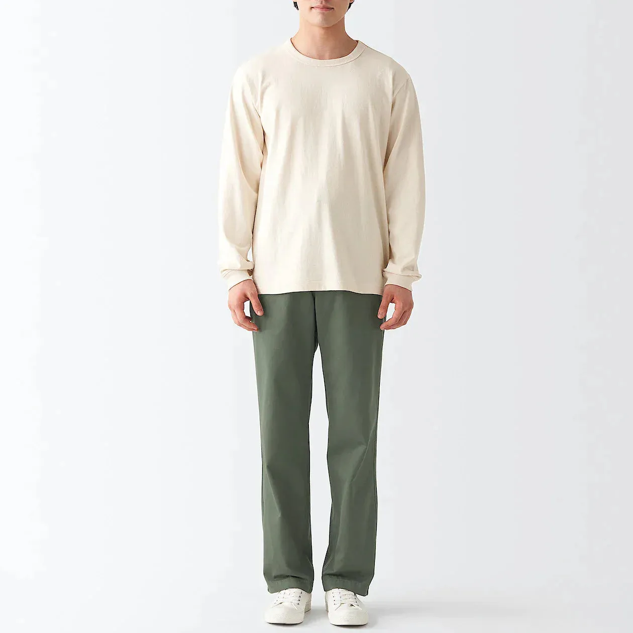 Men's Chino Regular Fit Pants (L 32inch / 82cm)