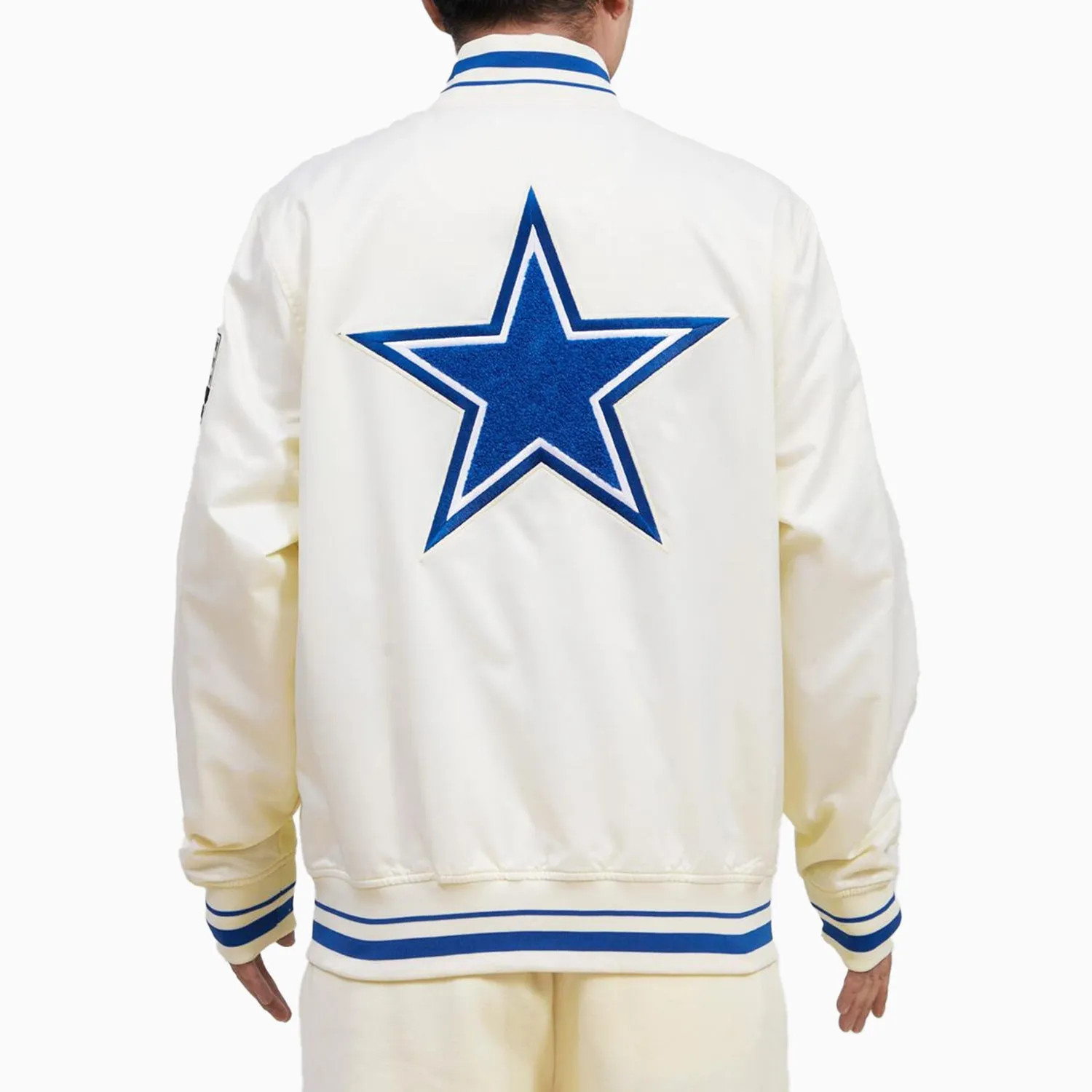 Men's Dallas Cowboys Retro NFL Satin Jacket