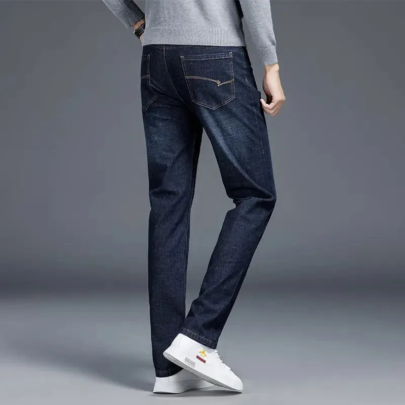 Men’s plush long run jeans