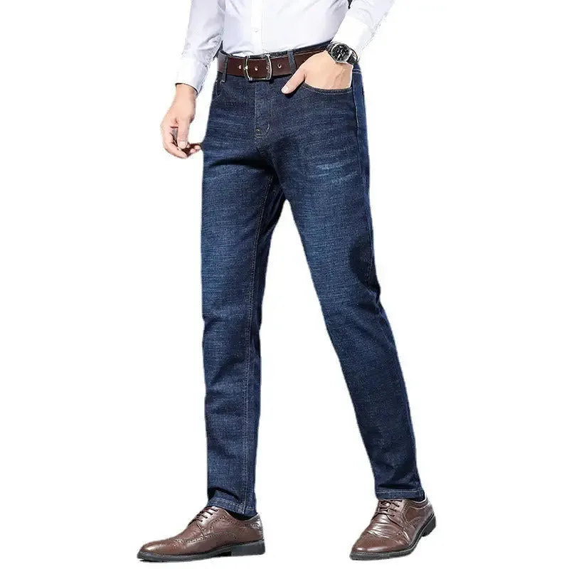 Men’s plush long run jeans