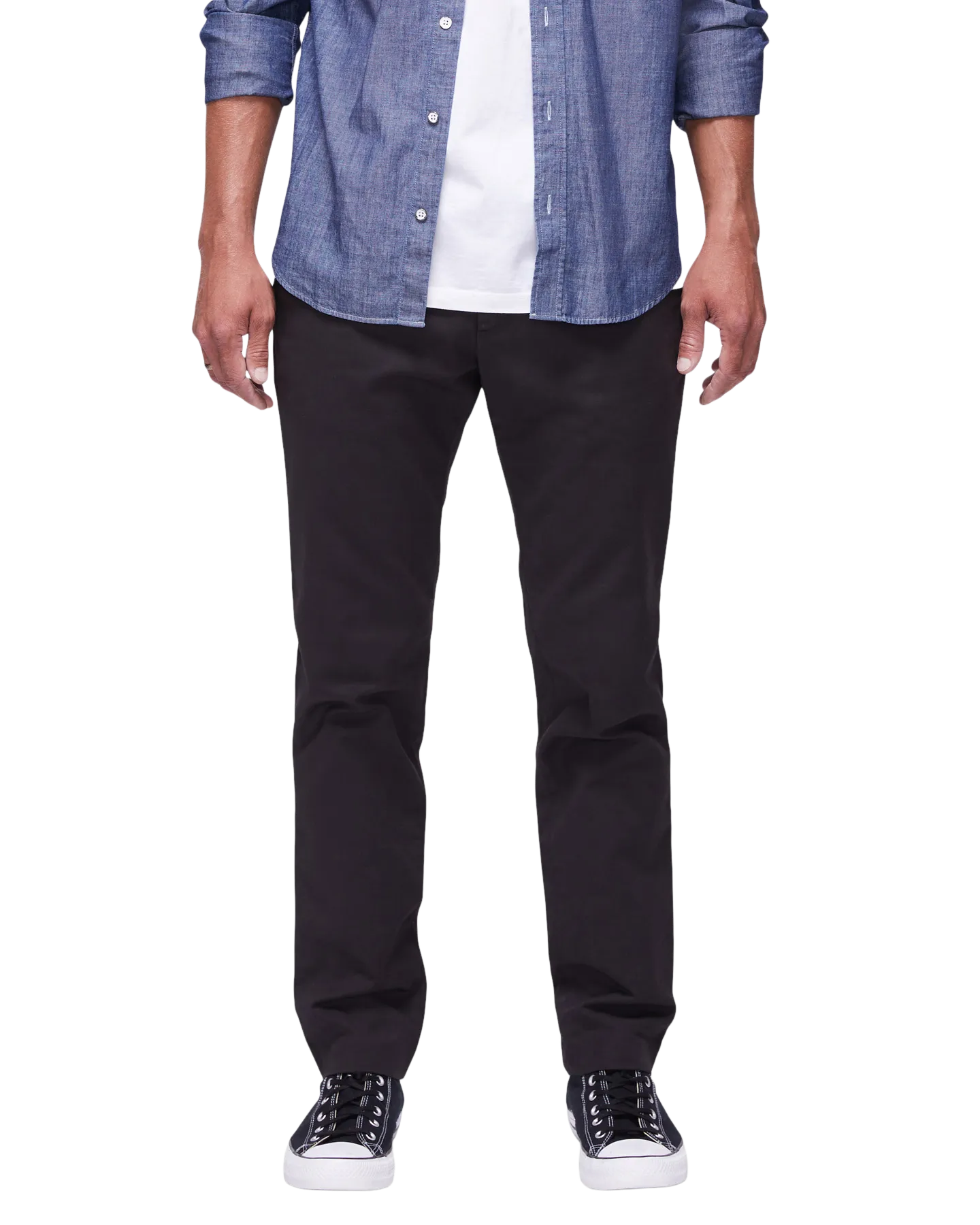 Men's Stretch Chino in Black