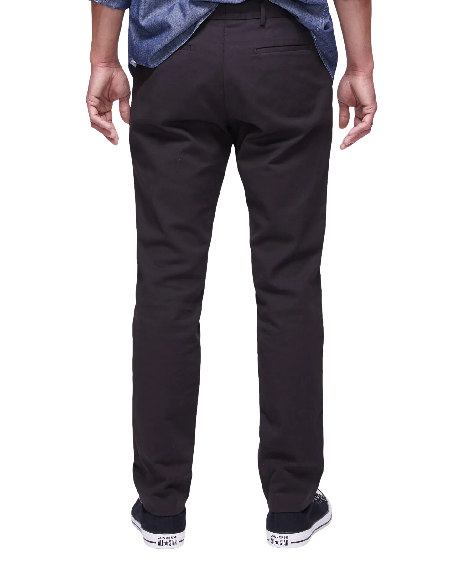 Men's Stretch Chino in Black