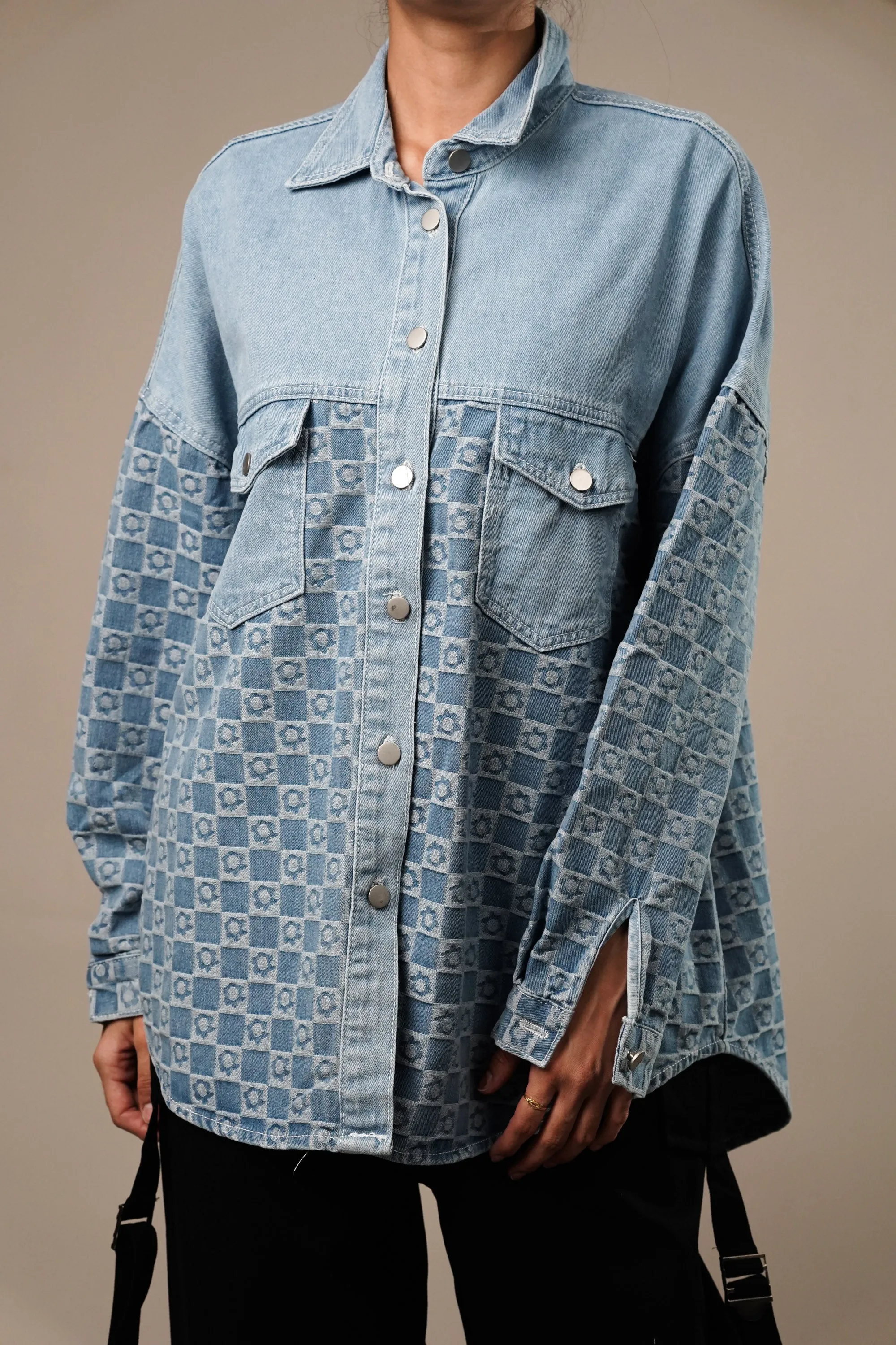 Metro Edge Denim Shirt