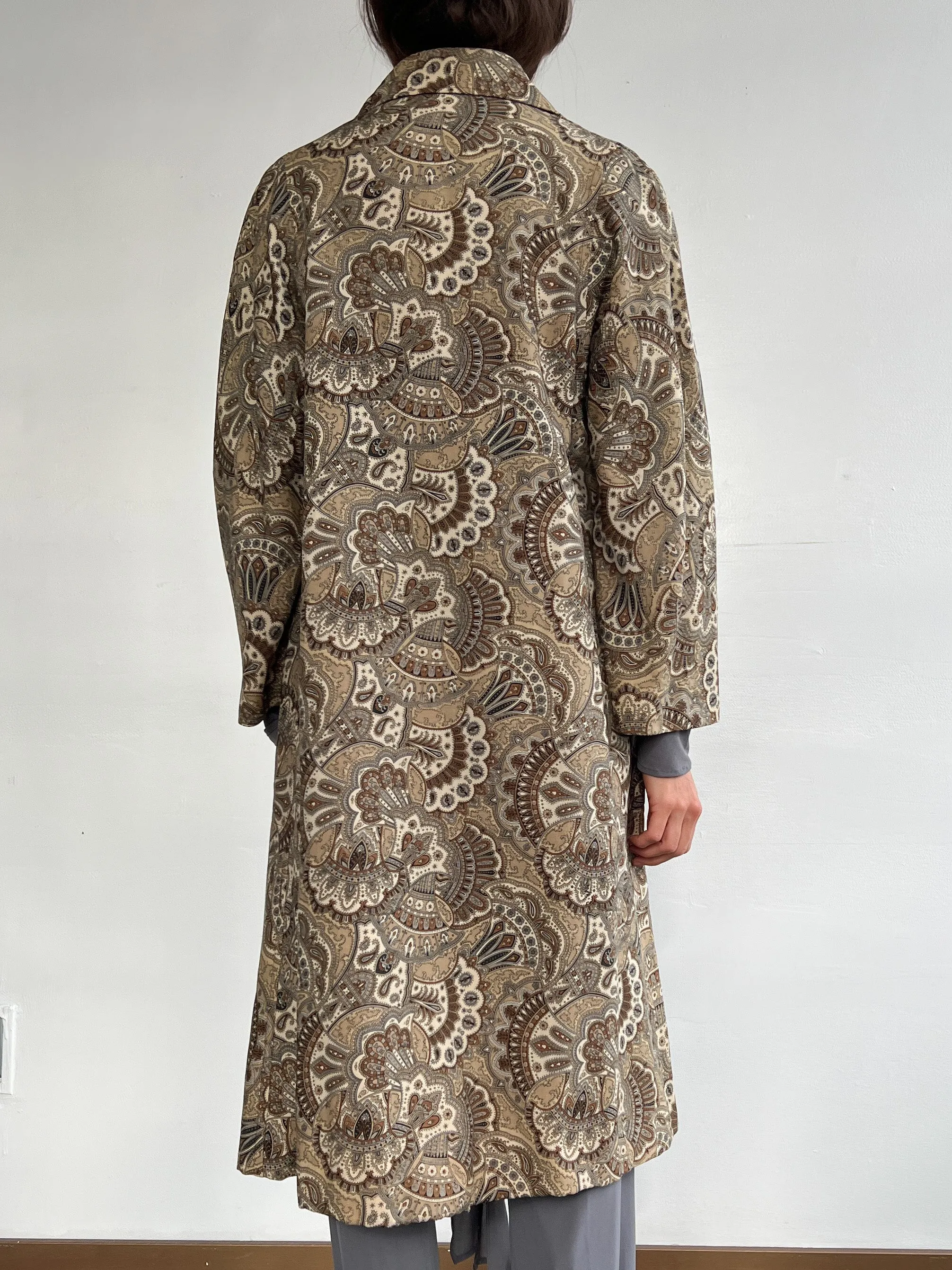 Mod Paisley Overcoat (M)