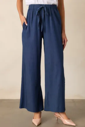 Moonlight Blues Dark Chambray Pants