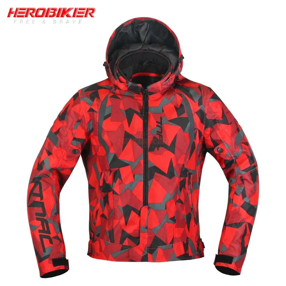 Motorcycle Jacket Waterfroof Motocross Jackets Windproof Motorbike Jackets Pants Riding Reflective Moto Racing Clothes 4 Seasons