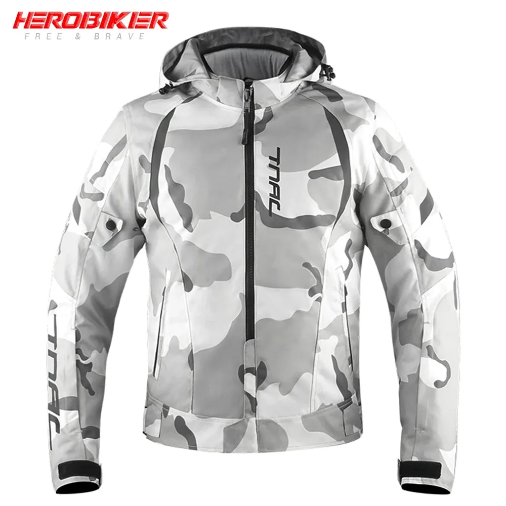 Motorcycle Jacket Waterfroof Motocross Jackets Windproof Motorbike Jackets Pants Riding Reflective Moto Racing Clothes 4 Seasons