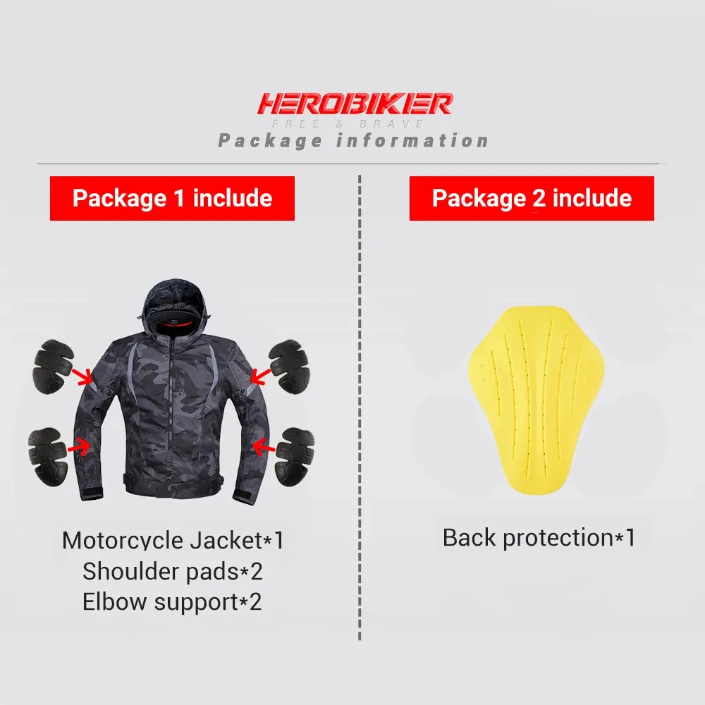 Motorcycle Jacket Waterfroof Motocross Jackets Windproof Motorbike Jackets Pants Riding Reflective Moto Racing Clothes 4 Seasons