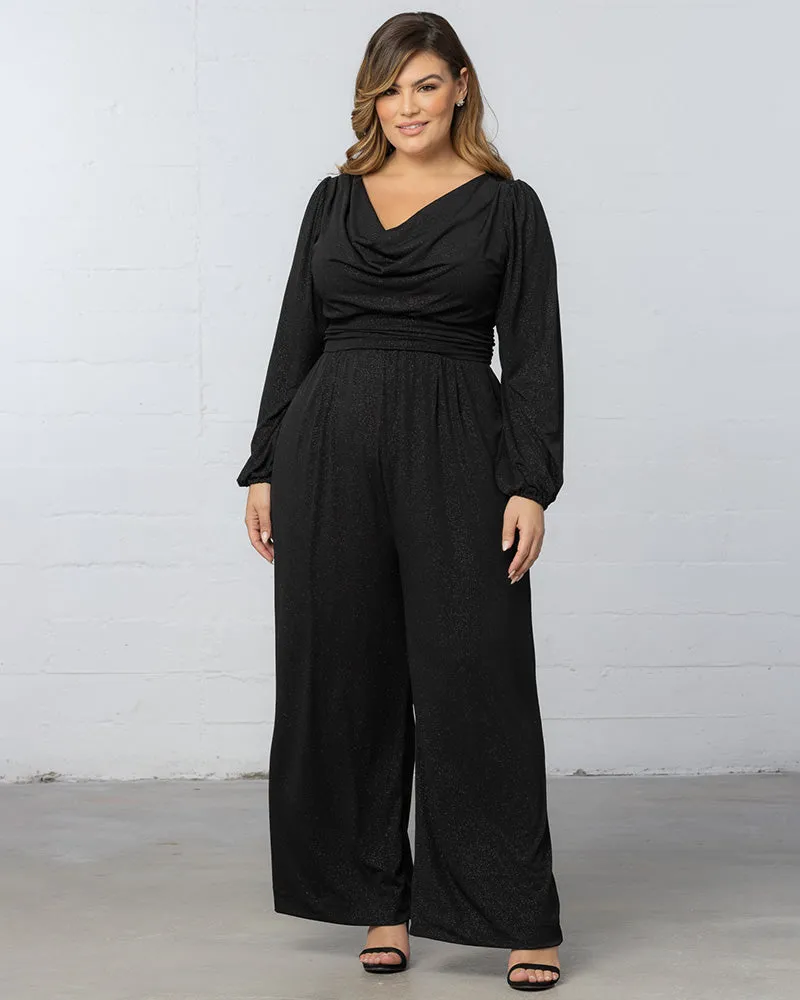 Natalia Cowl Neck Jumpsuit - Sale!