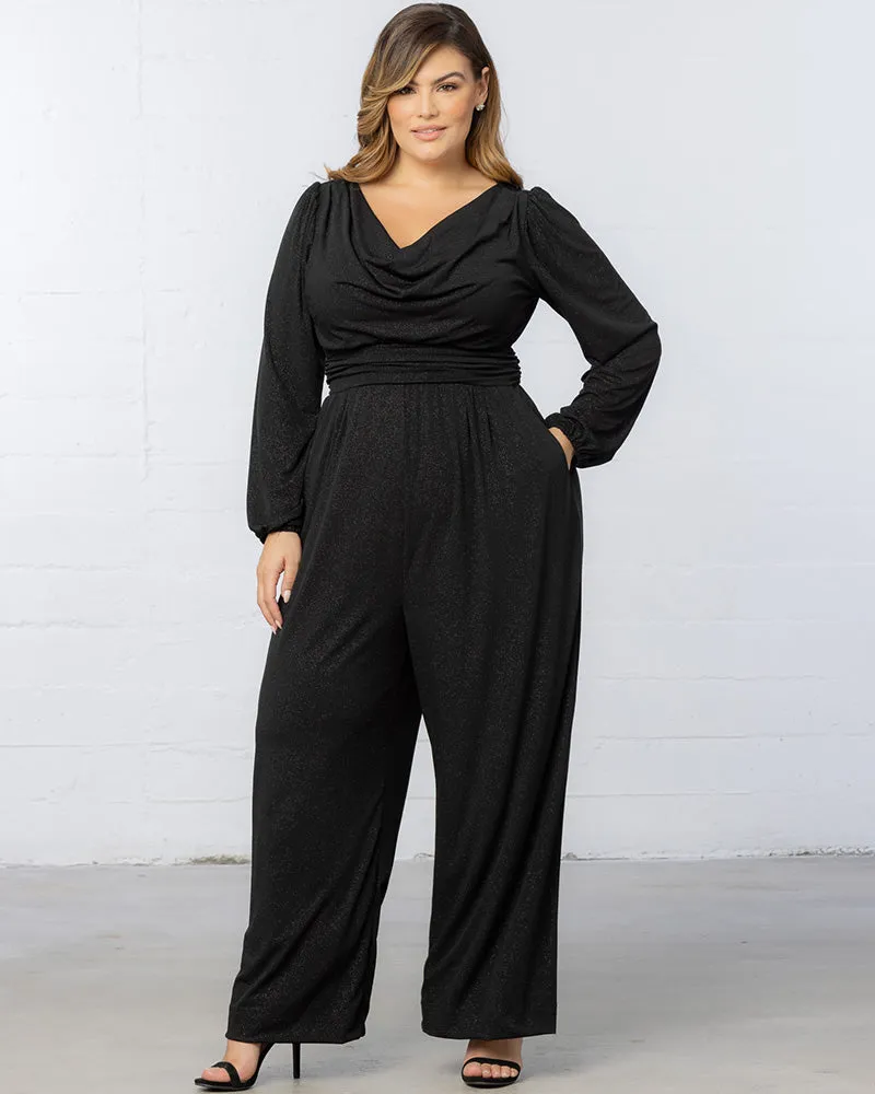 Natalia Cowl Neck Jumpsuit - Sale!