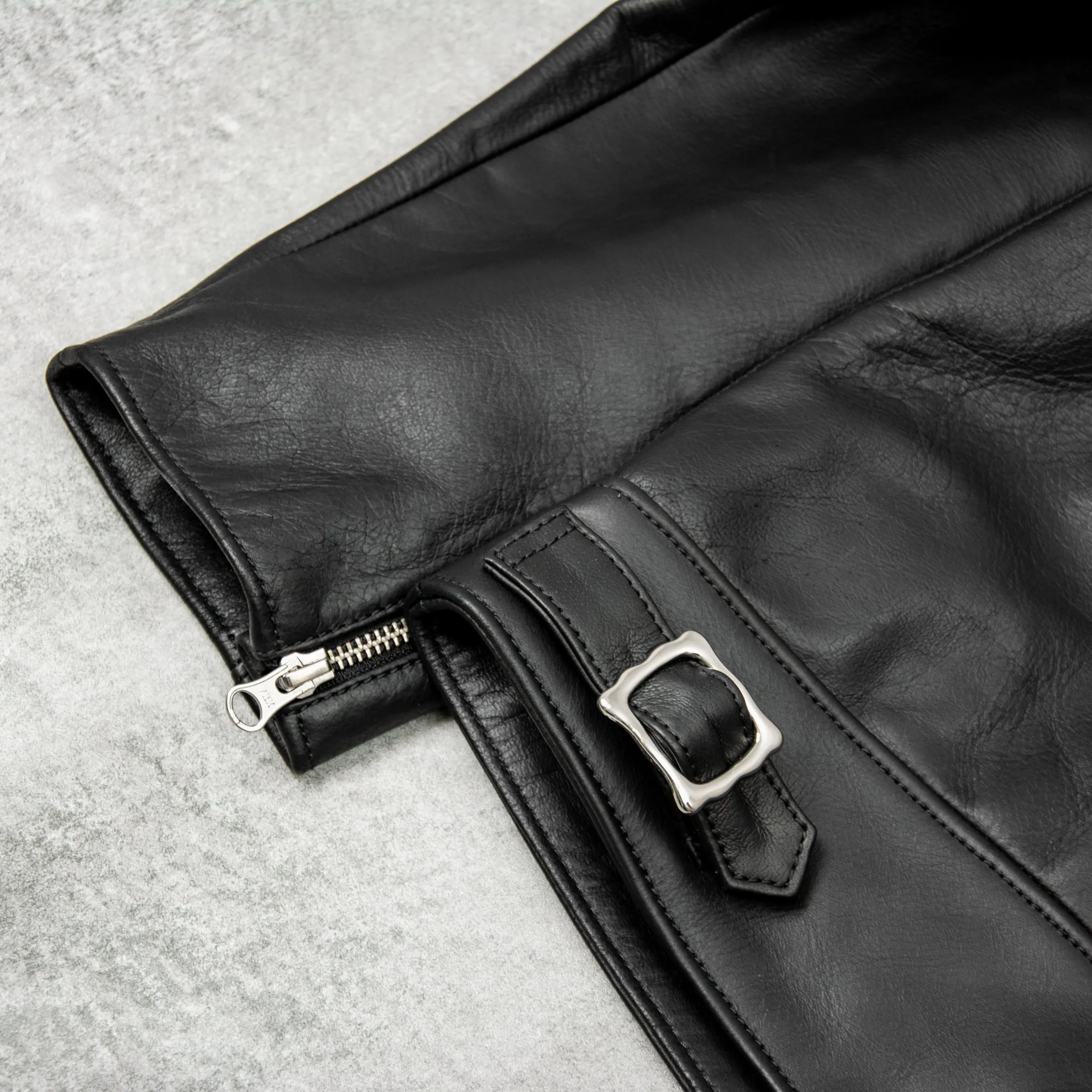 Nudie Eddy Rider Leather Jacket - Black