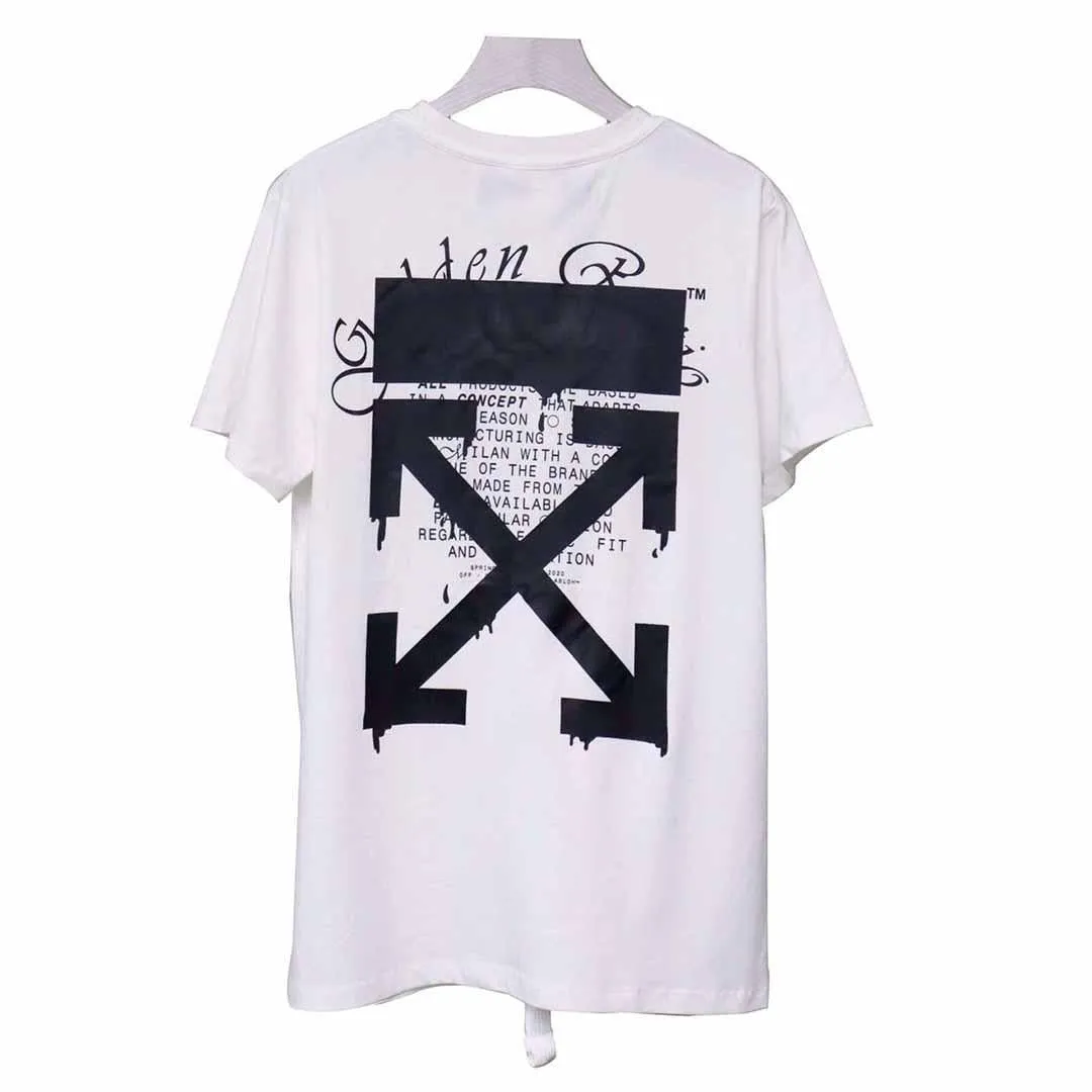 OFF-WHITE Oversized Dripping Arrows T-Shirt White