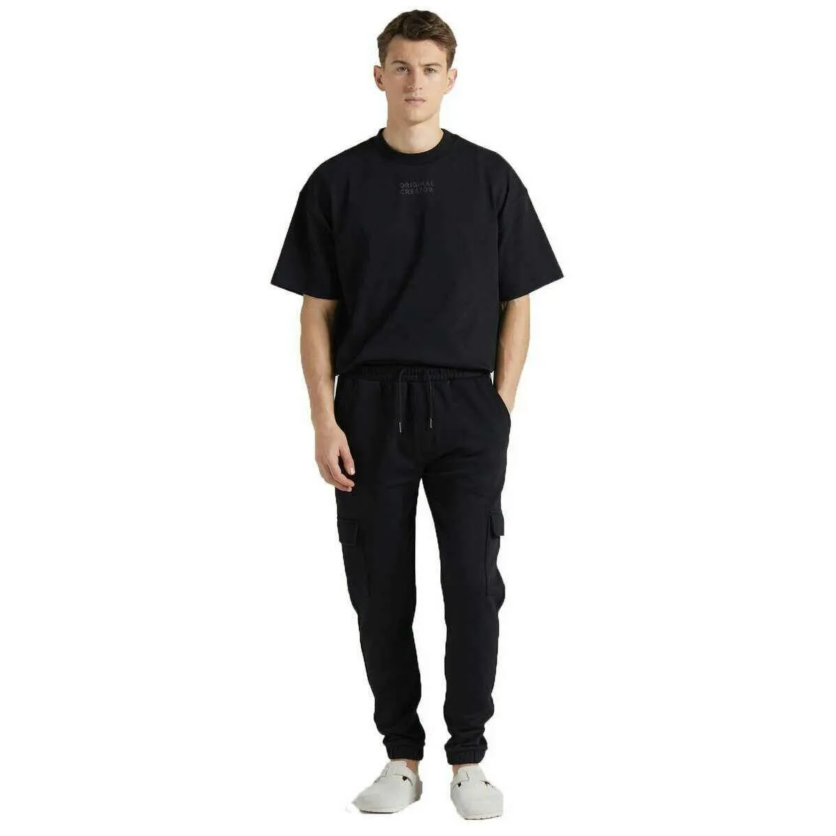 Original Creator The Art Of Doing Nothing Smart Cargo Joggers - Jet Black