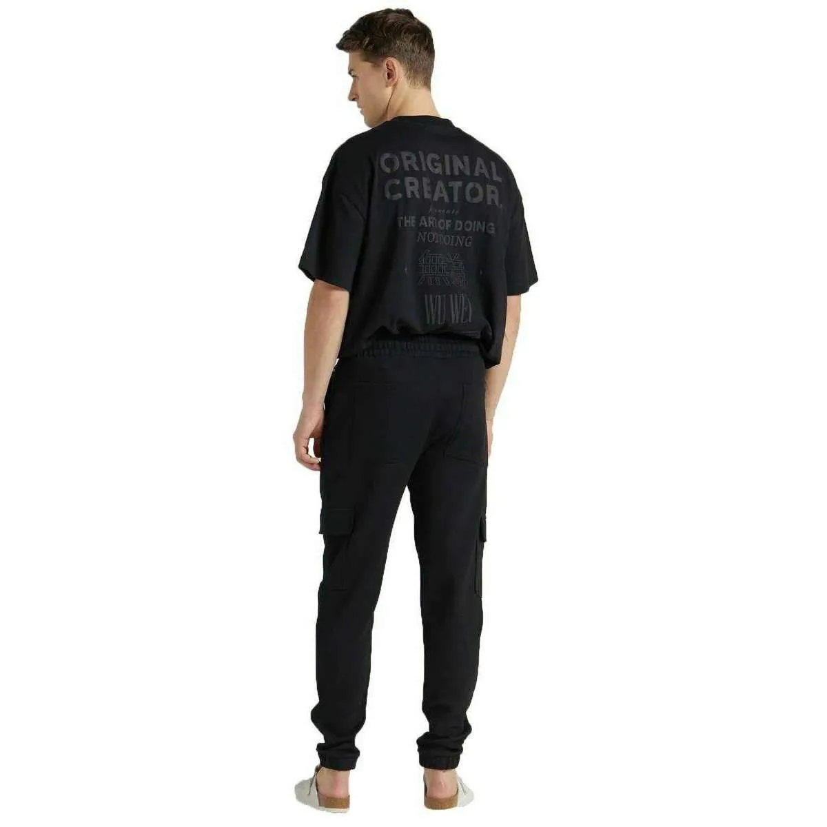 Original Creator The Art Of Doing Nothing Smart Cargo Joggers - Jet Black