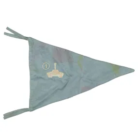 Original Vietnam War Era South Vietnamese Army ARVN 1st Armored Tank Battalion 22” x 14” Pennant - Formerly Part of A.A.F. Tank Museum Collection