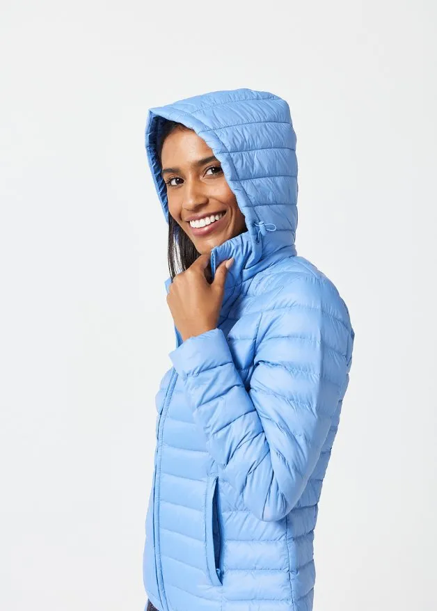 Periwinkle Duck Down Puffer Jacket