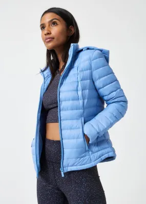 Periwinkle Duck Down Puffer Jacket