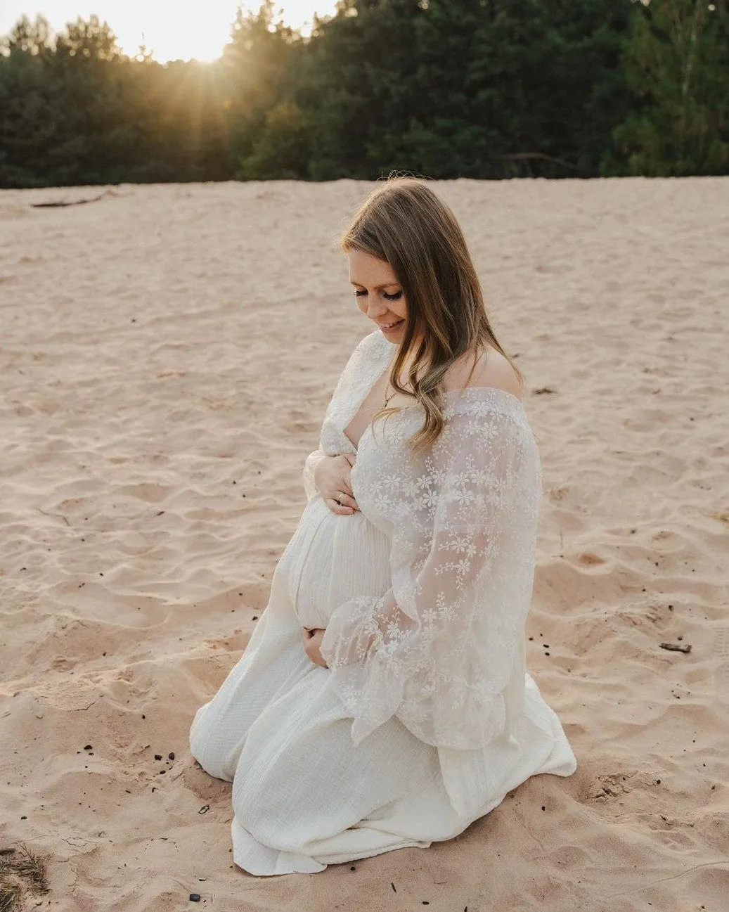 Perle Maternity Photoshoot Dress