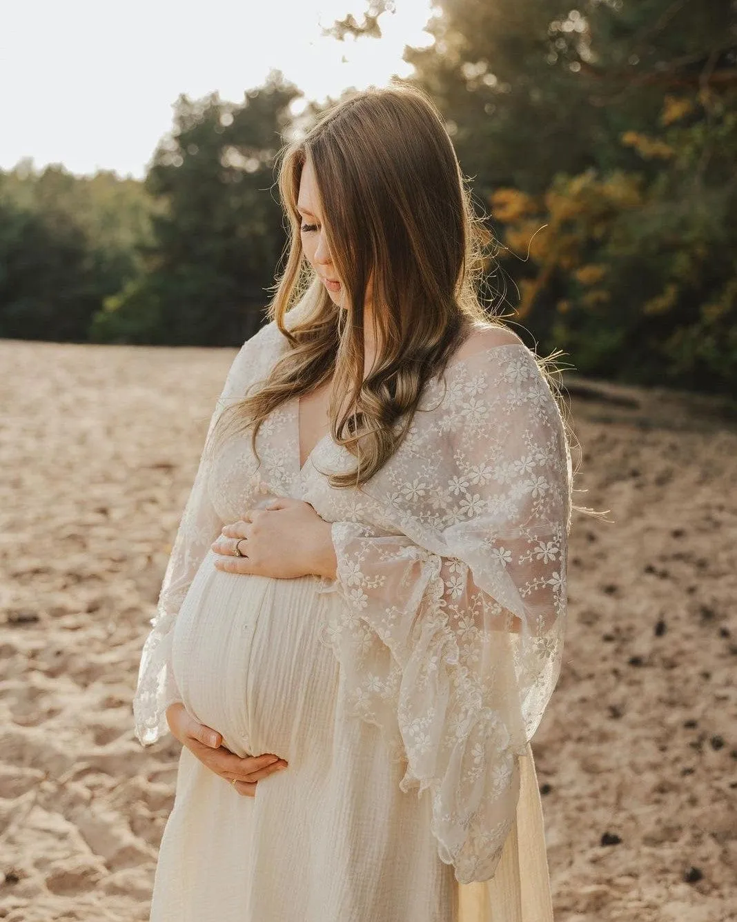 Perle Maternity Photoshoot Dress