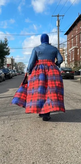 Plaid Duster Dress