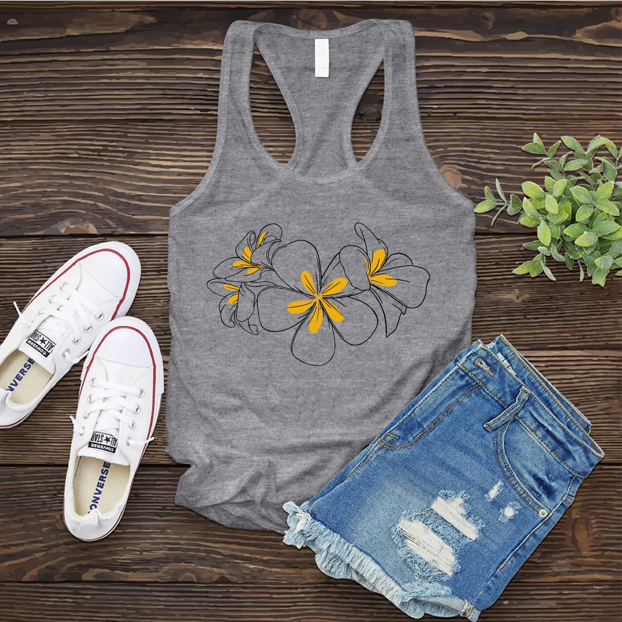 Plumeria Women's Tank Top