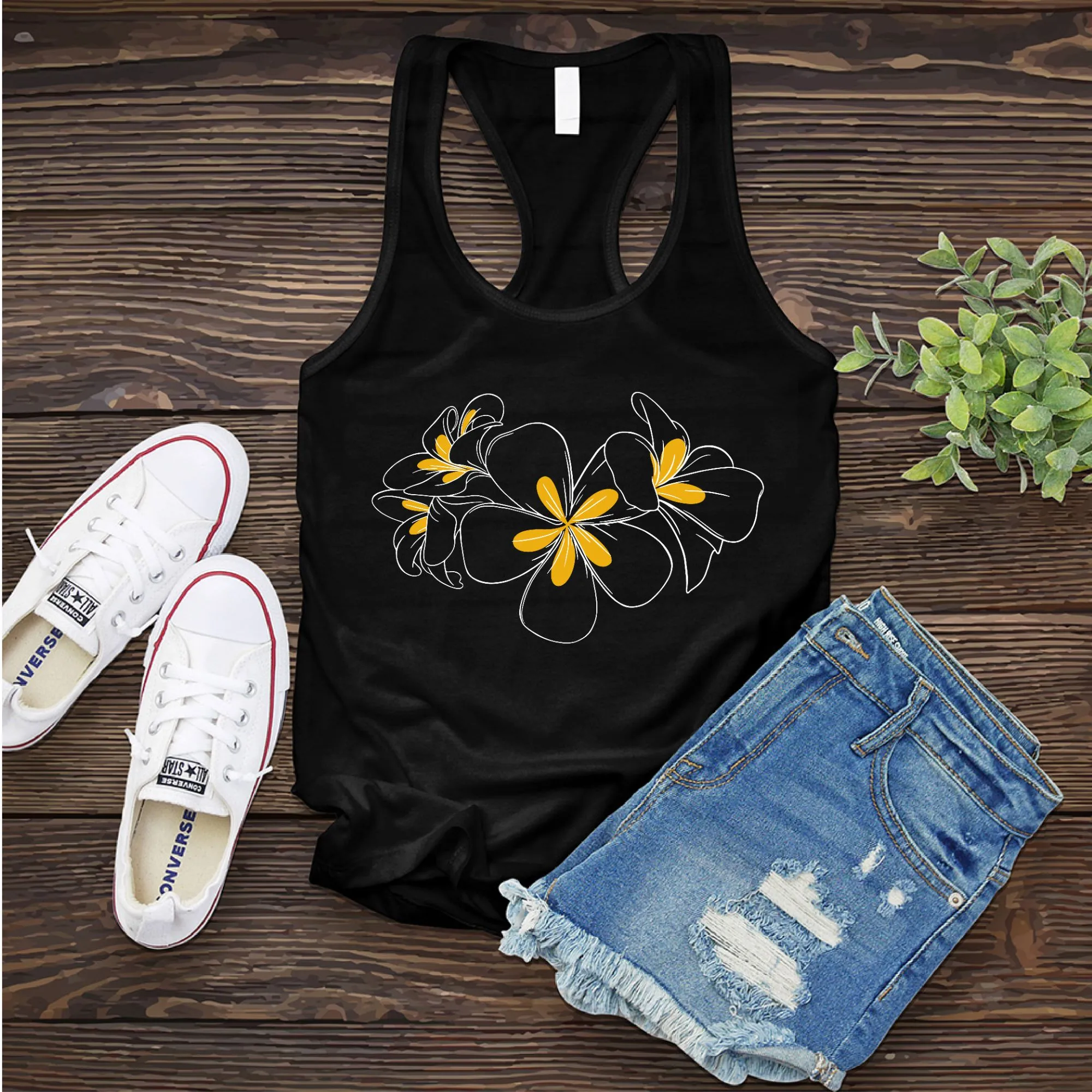 Plumeria Women's Tank Top