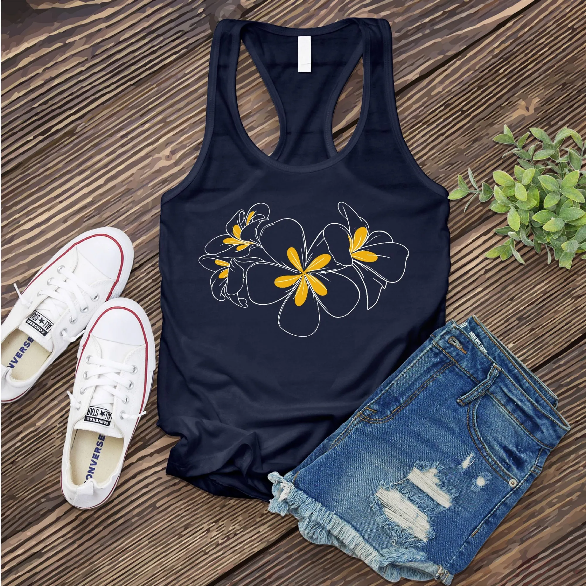 Plumeria Women's Tank Top