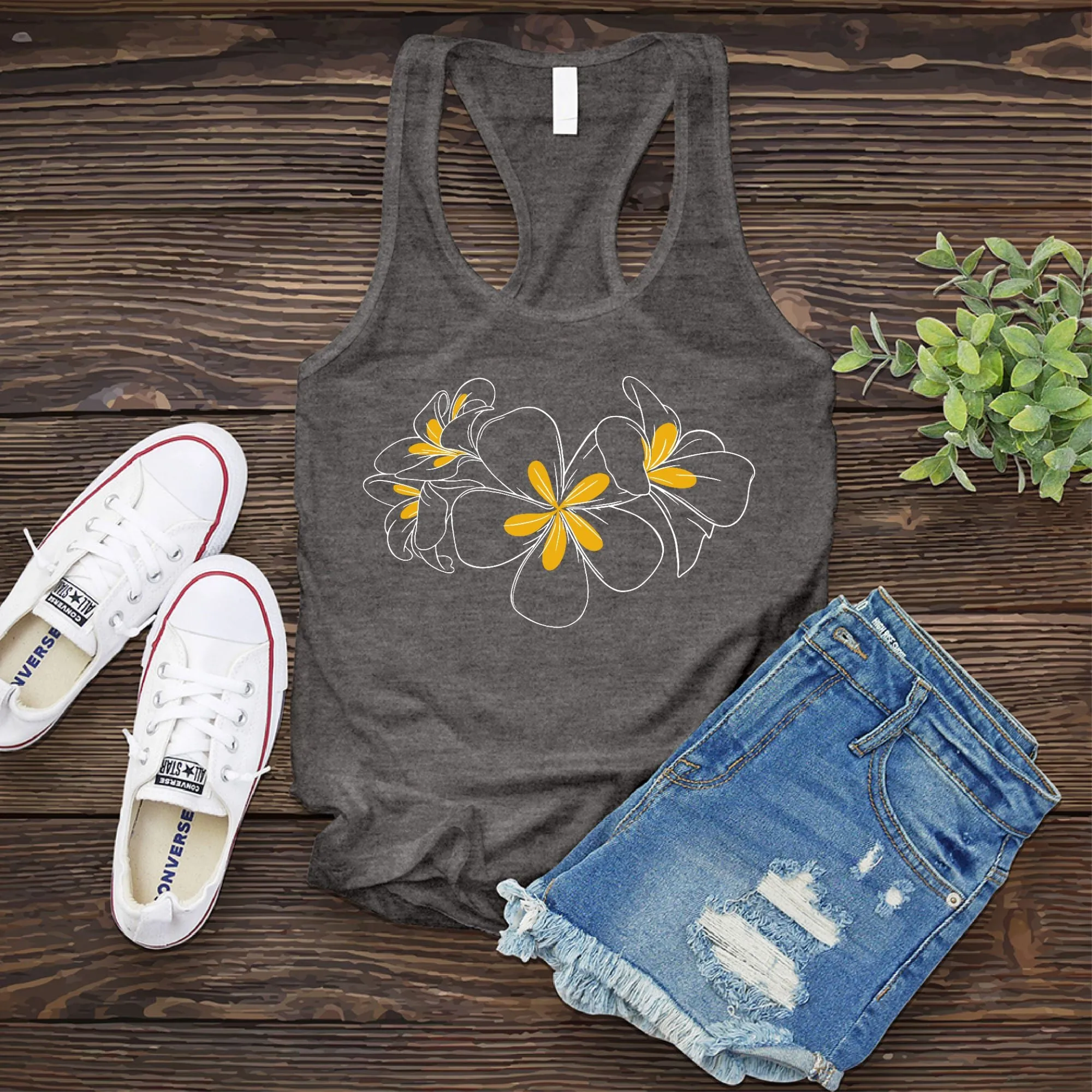 Plumeria Women's Tank Top