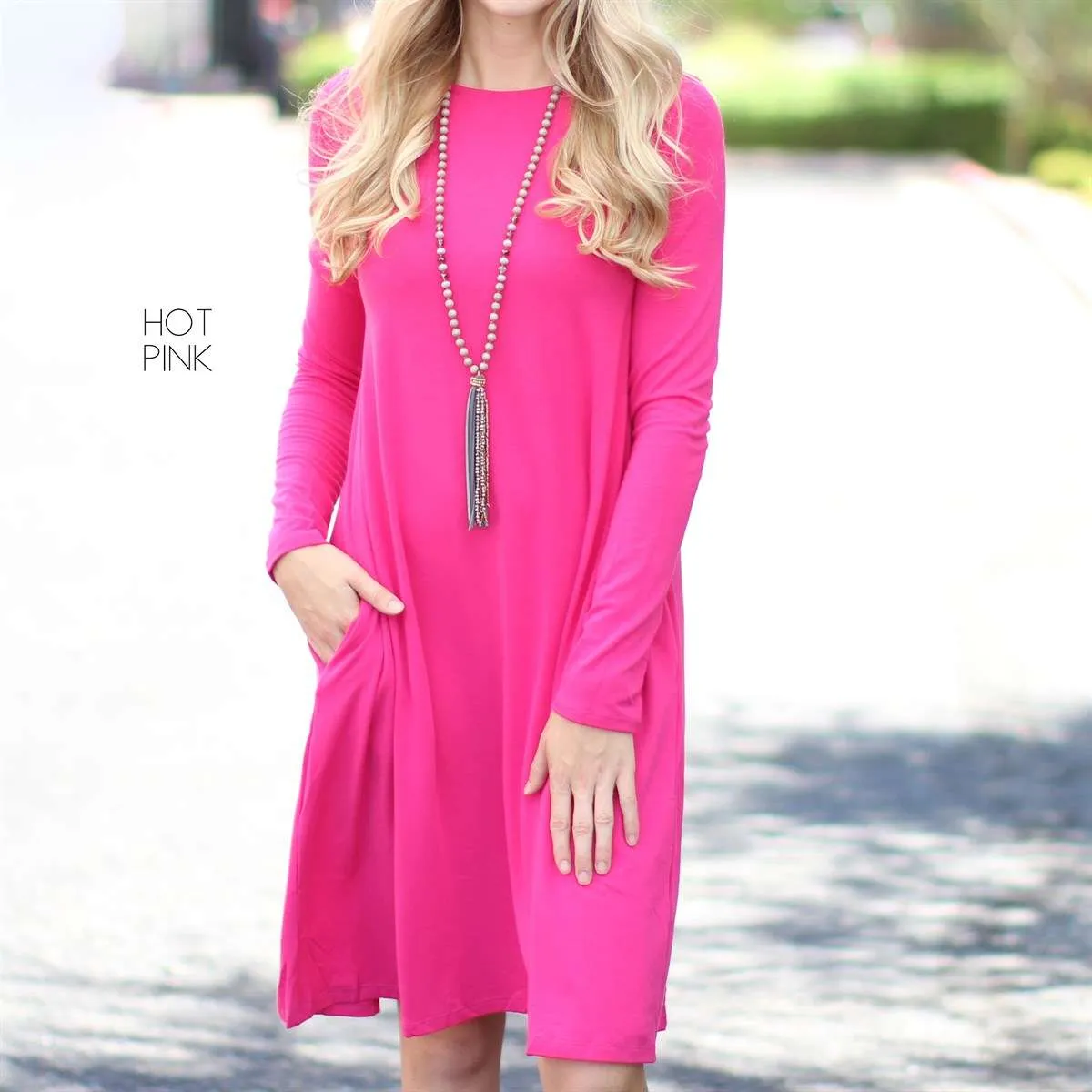 Pocket Tunic Dress | S-XL