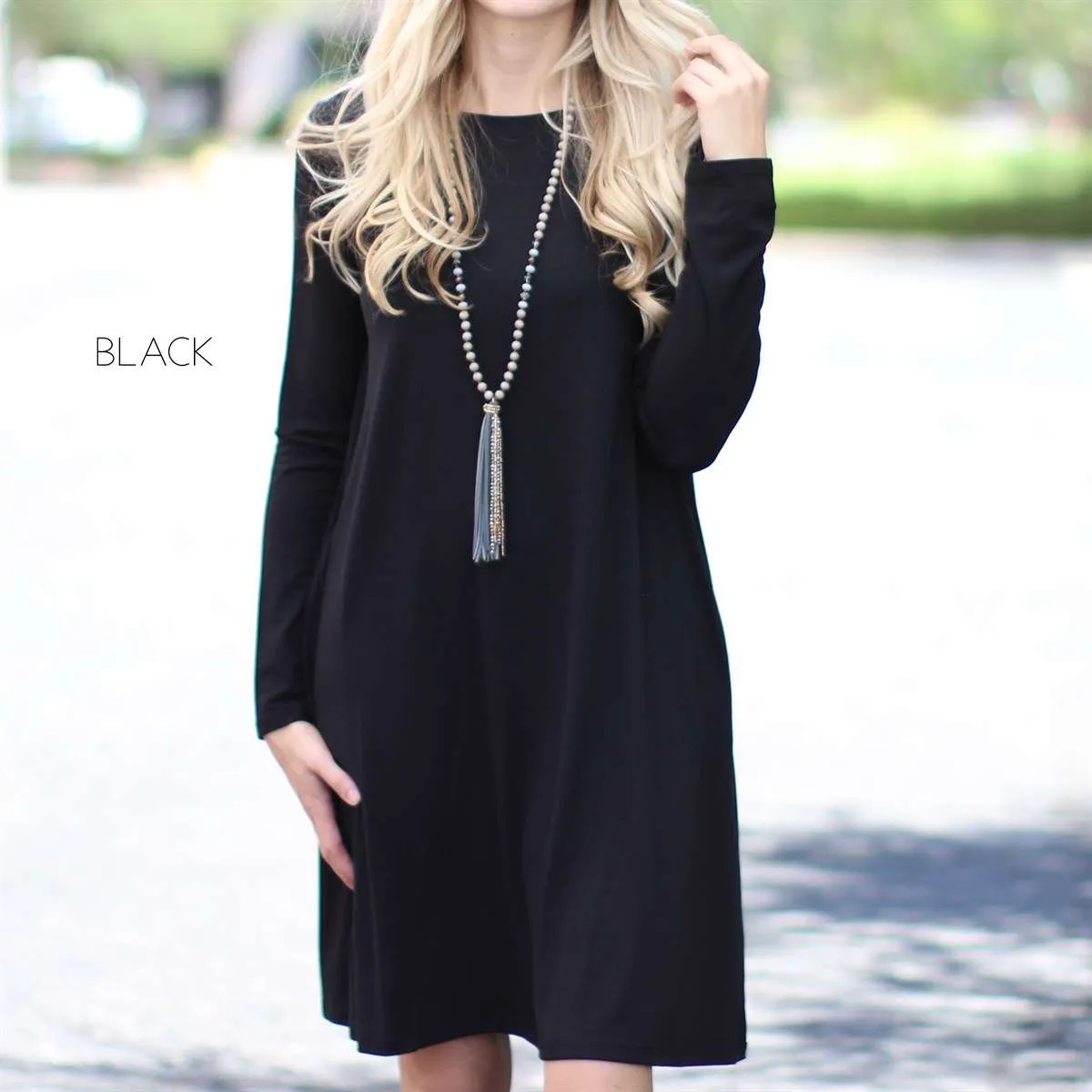 Pocket Tunic Dress | S-XL