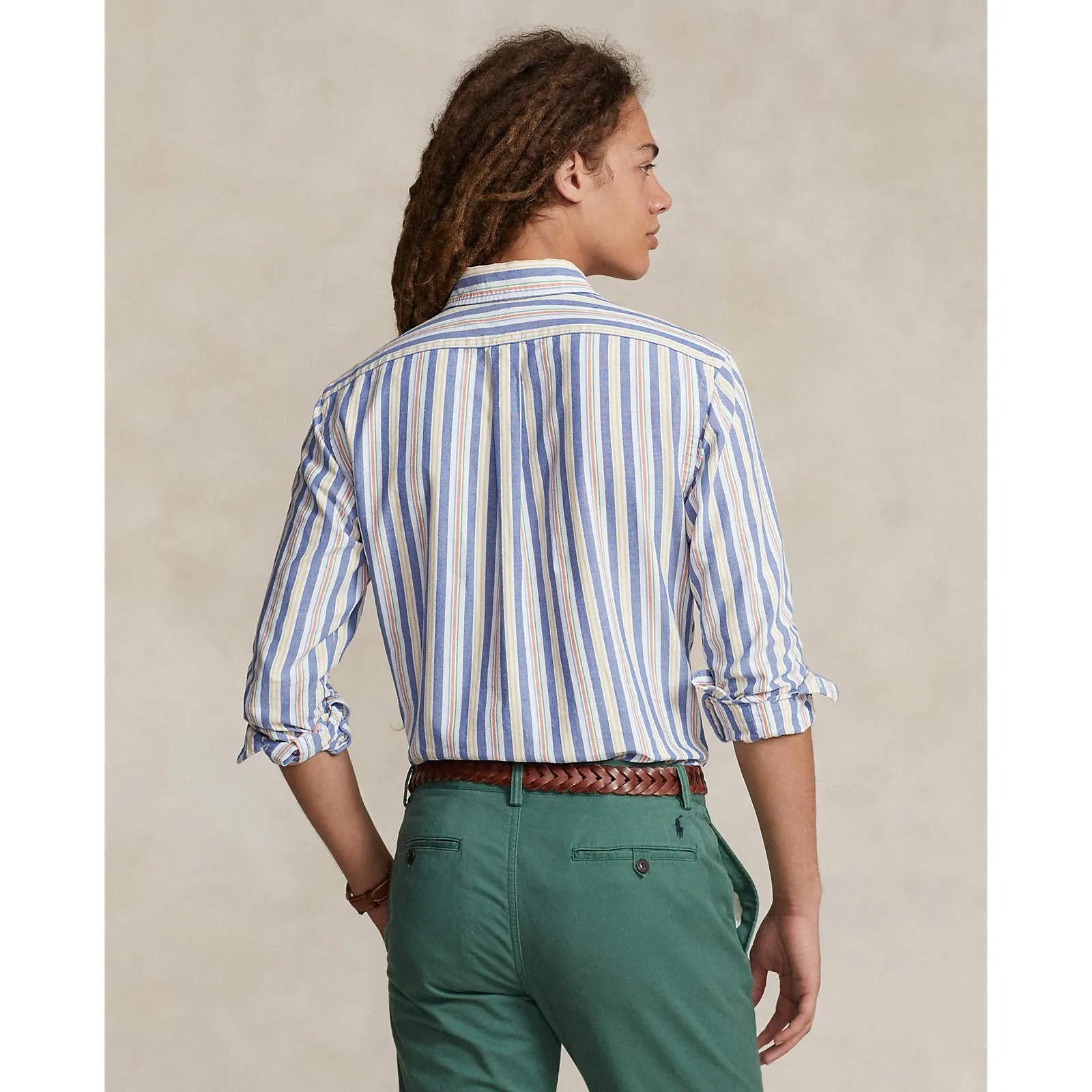 Polo Ralph Lauren - Oxford Shirt - Stripe - Blue, White, Multi