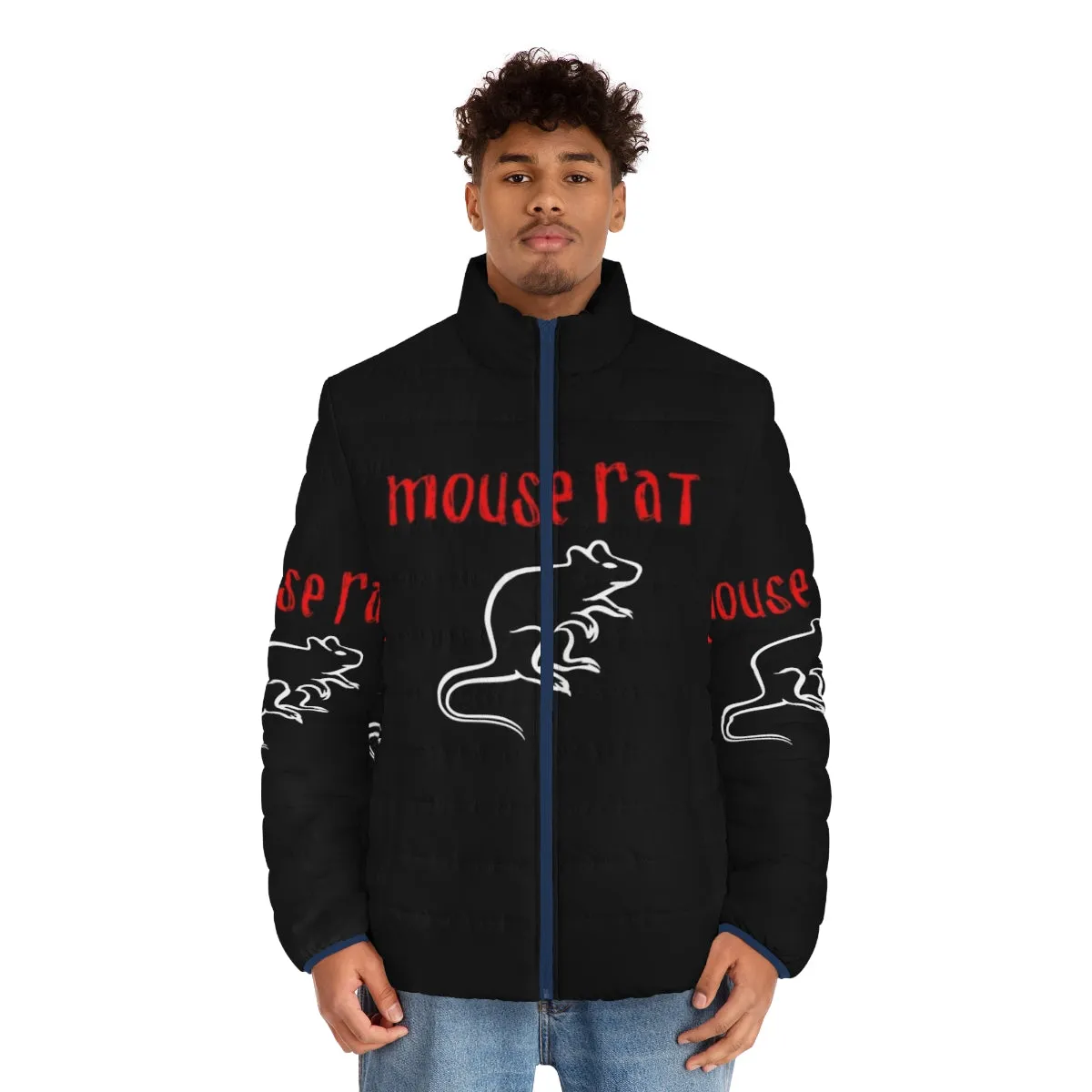 "Mouse Rat 'The Band Is Back In Town' Puffer Jacket | Parks & Rec Inspired"