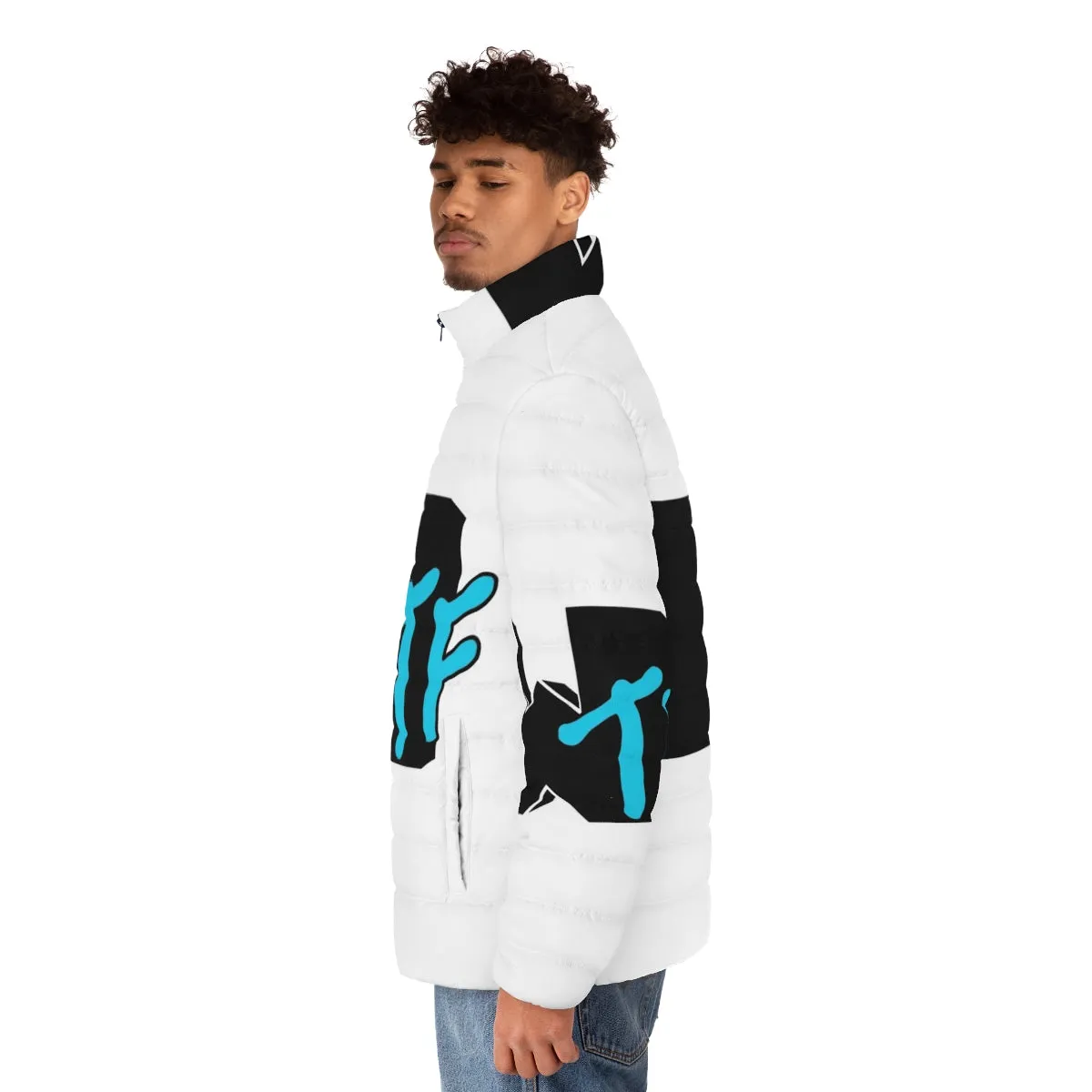 "WTF What the Fuck Puffer Jacket - Parody Music Lover's Jacket"