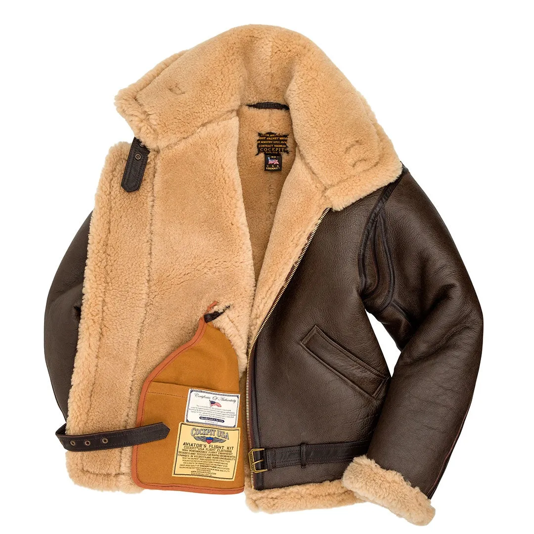 R.A.F Sheepskin Bomber Jacket Z2109