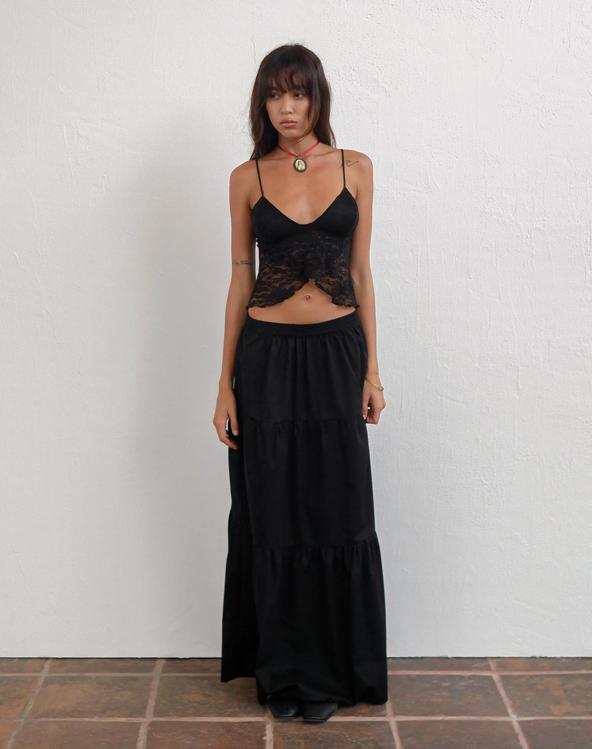 Remax Maxi Skirt in Black