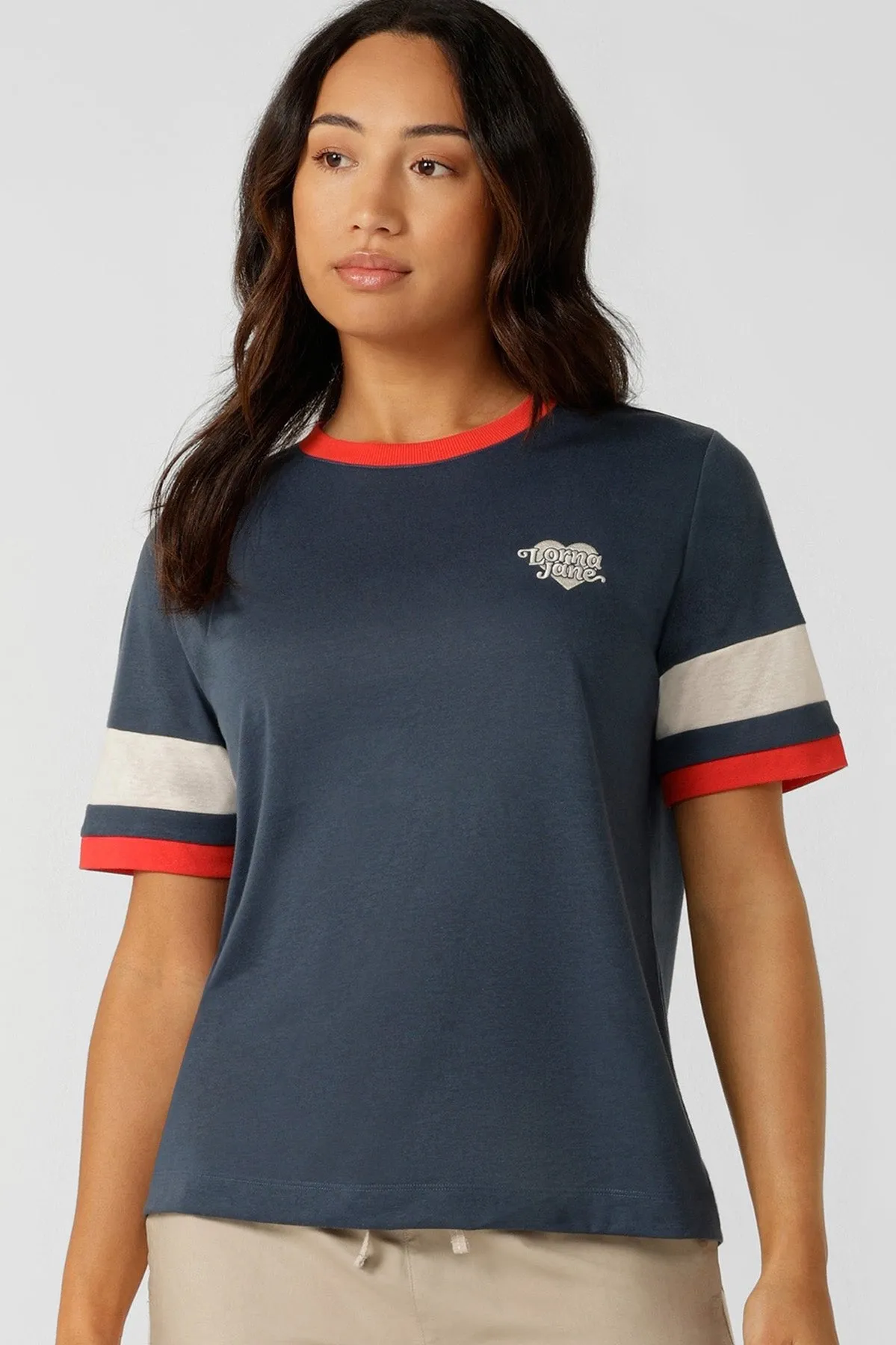 Retro Linen T-Shirt | Pale Indigo