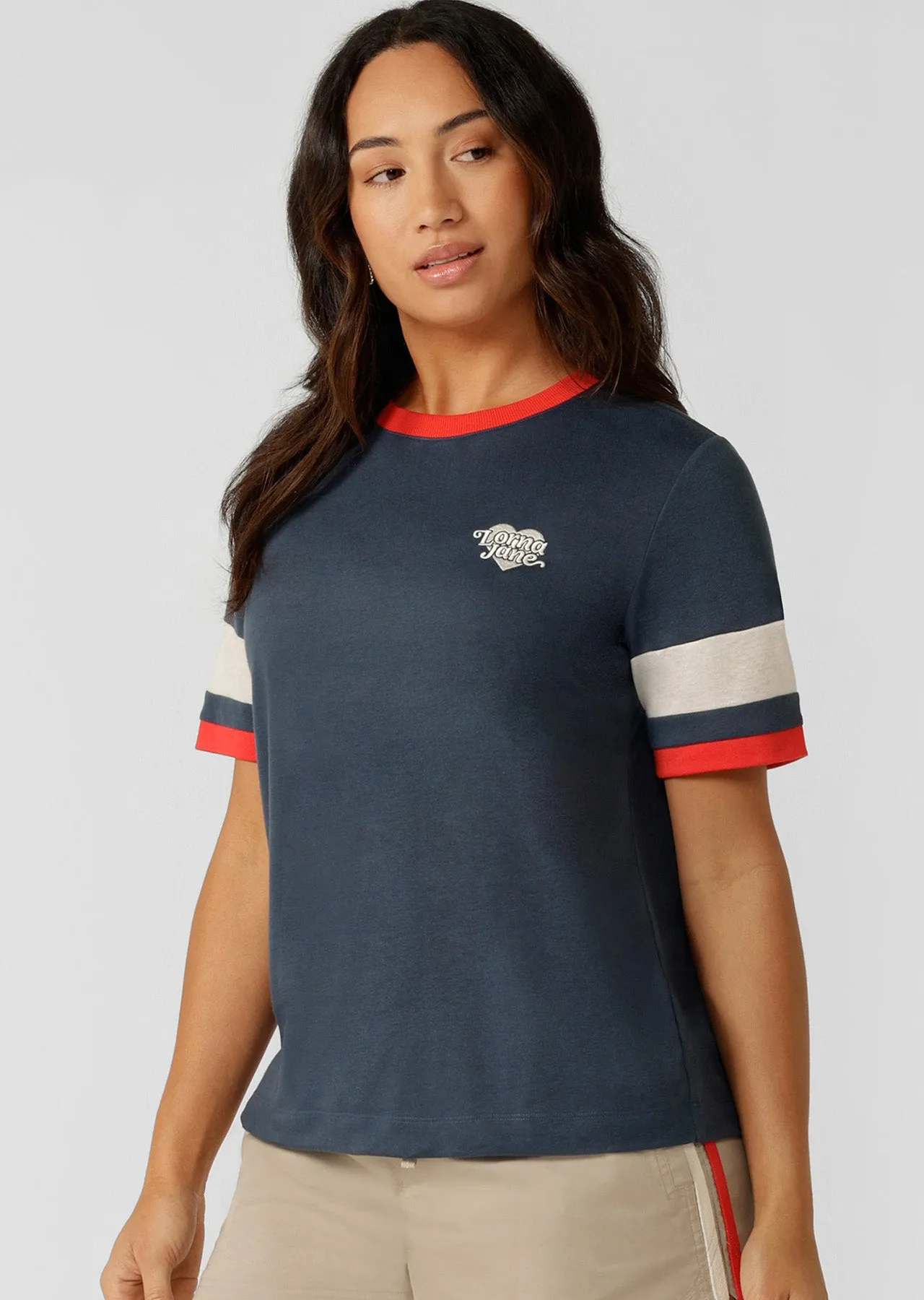 Retro Linen T-Shirt | Pale Indigo