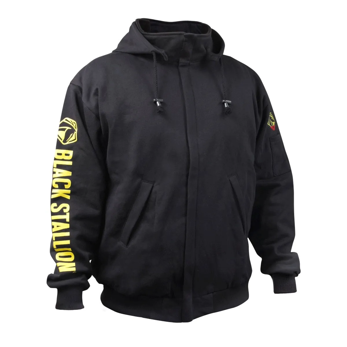 Revco Black Stallion 9oz Black Full-Zip FR Hooded Sweatshirt (JF1331-BK)