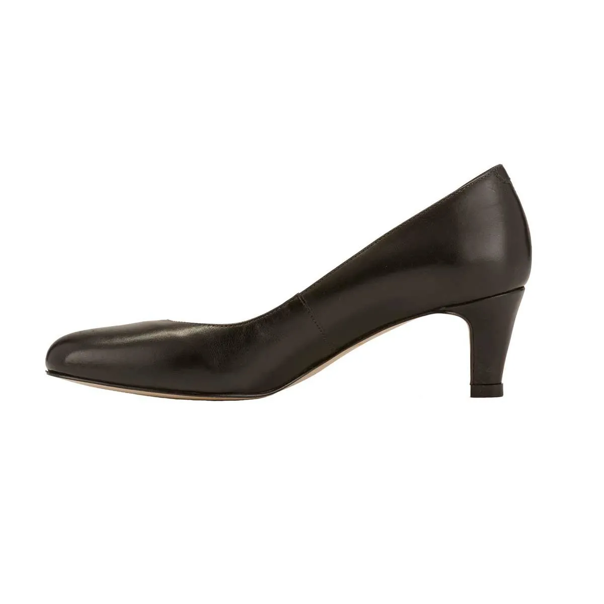 Ros Hommerson Joy Ii Women Dress Pump Shoes In Black Leather