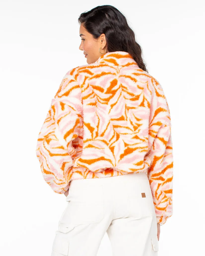 Roxy Cold Surf Print Fleece Jacket