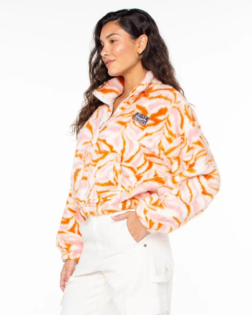 Roxy Cold Surf Print Fleece Jacket