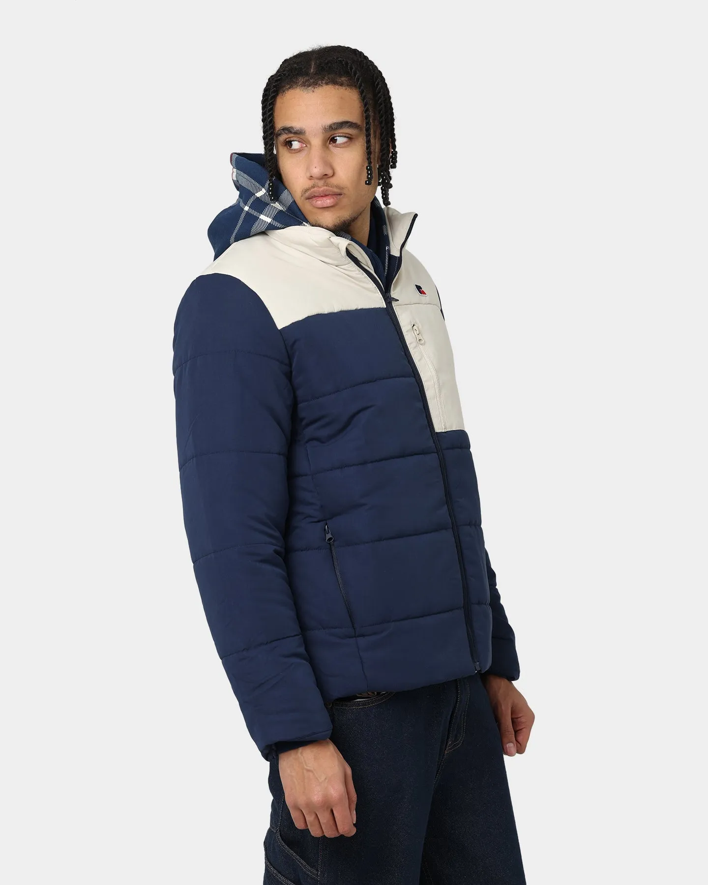 Russell Athletic Splinter Puffer Jacket Navy