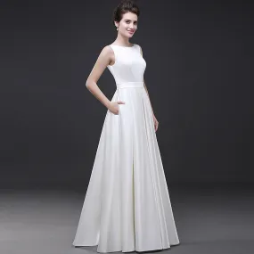 sd-hk Women's Sleeveless Bodycon A-Line Dress Floor Length Evening Dress