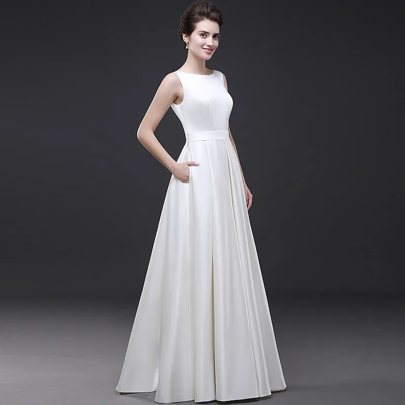 sd-hk Women's Sleeveless Bodycon A-Line Dress Floor Length Evening Dress