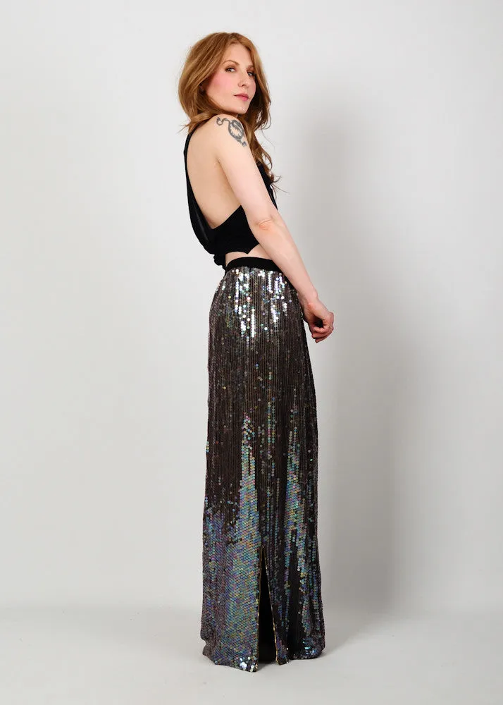 Sequin Maxi Skirt