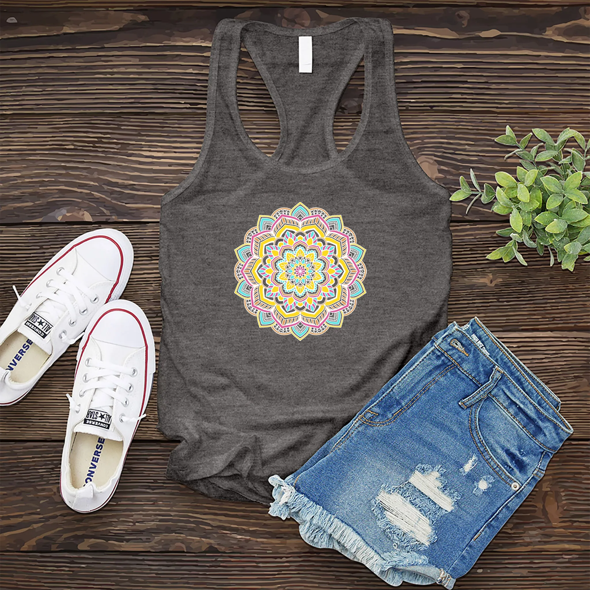 Spring Color Mandala Women's Tank Top