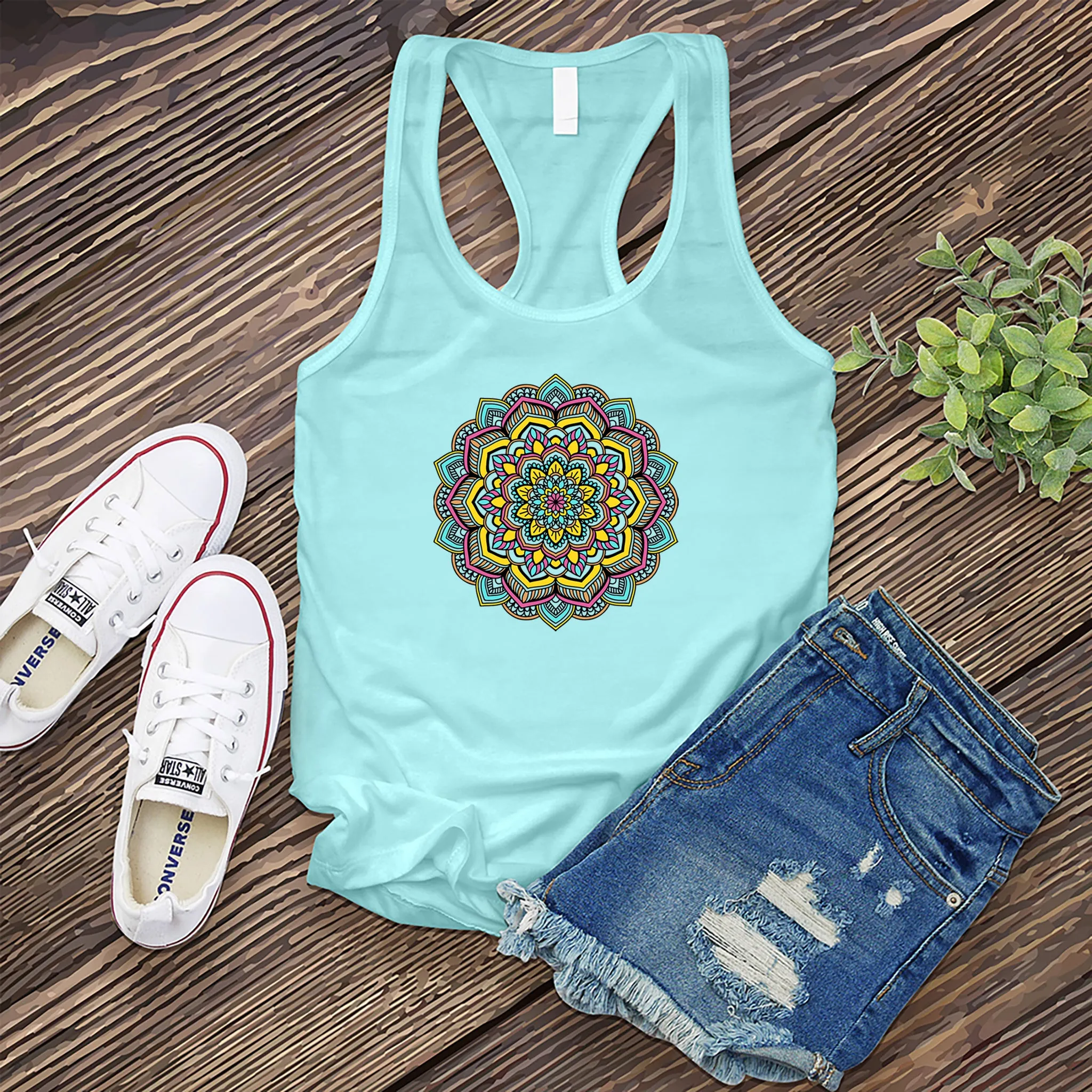 Spring Color Mandala Women's Tank Top