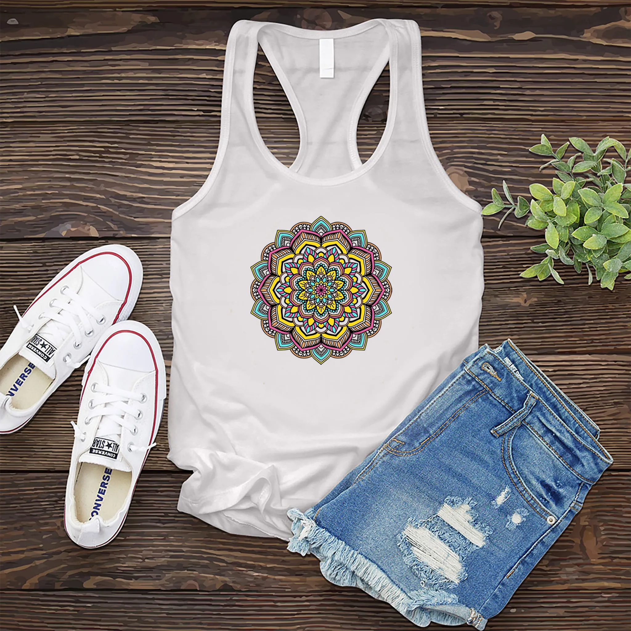 Spring Color Mandala Women's Tank Top